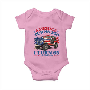America Turns 250 I Turn 65 1961 65th Birthday Baby Onesie Compact Classic Off-road SUV
