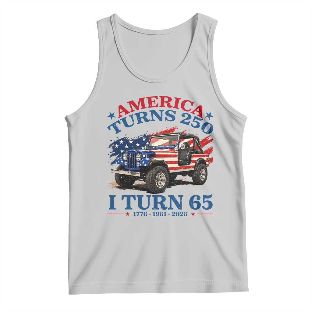 America Turns 250 I Turn 65 1961 65th Birthday Tank Top Compact Classic Off-road SUV