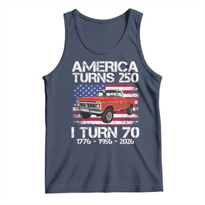 America Turns 250 I Turn 70 1956 70th Birthday Tank Top Vintage Classic Original American Old Pickup Truck