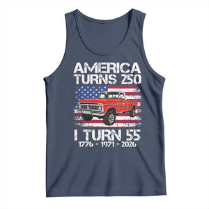 America Turns 250 I Turn 55 1971 55th Birthday Tank Top Vintage Classic Original American Old Pickup Truck