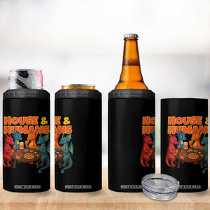Houses Humans 4 in 1 Can Cooler Tumbler Funny RPG Parody Gamer TS14 Print Your Wear