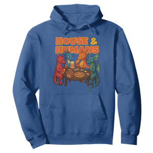 Houses Humans Hoodie Funny RPG Parody Gamer TS14 Royal Blue Print Your Wear