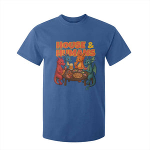 Houses Humans T Shirt For Kid Funny RPG Parody Gamer TS14 Royal Blue Print Your Wear