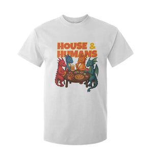 Houses Humans T Shirt For Kid Funny RPG Parody Gamer TS14 White Print Your Wear