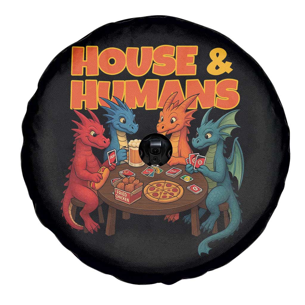 Houses Humans Spare Tire Cover Funny RPG Parody Gamer TS14 Print Your Wear