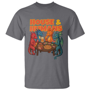 Houses Humans T Shirt Funny RPG Parody Gamer TS14 Charcoal Print Your Wear