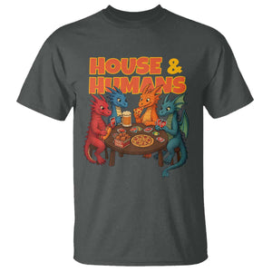 Houses Humans T Shirt Funny RPG Parody Gamer TS14 Dark Heather Print Your Wear