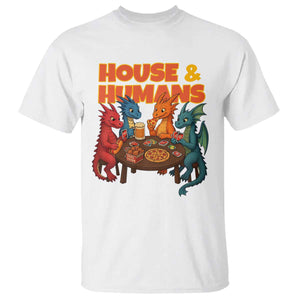 Houses Humans T Shirt Funny RPG Parody Gamer TS14 White Print Your Wear