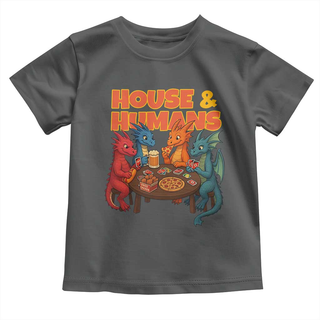 Houses Humans Toddler T Shirt Funny RPG Parody Gamer TS14 Dark Heather Print Your Wear