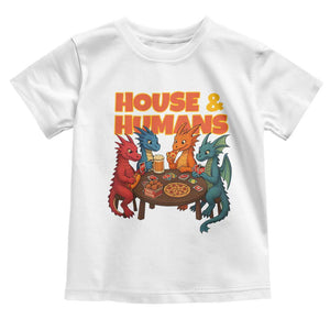Houses Humans Toddler T Shirt Funny RPG Parody Gamer TS14 White Print Your Wear