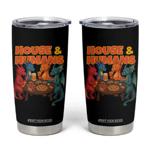 Houses Humans Tumbler Cup Funny RPG Parody Gamer TS14 Black Print Your Wear