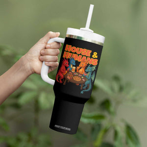 Houses Humans Tumbler With Handle Funny RPG Parody Gamer TS14 Print Your Wear