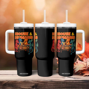 Houses Humans Tumbler With Handle Funny RPG Parody Gamer TS14 Print Your Wear