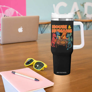 Houses Humans Tumbler With Handle Funny RPG Parody Gamer TS14 Print Your Wear