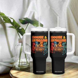 Houses Humans Tumbler With Handle Funny RPG Parody Gamer TS14 Print Your Wear