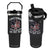 Emotional Support Husband Do Not Pet Flip Straw Tumbler Funny Couples TS14 One Size: 30 oz Black Print Your Wear