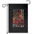 Firefighter Patriotic Fire Truck Fireman American Flag Garden Flag TS14 Black Print Your Wear