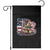 Fireman American Flag Garden Flag Firefighter Christian Cross Bible TS14 Black Print Your Wear