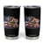 Fireman American Flag Tumbler Cup Firefighter Christian Cross Bible TS14 Black Print Your Wear