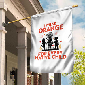 Native American Child Orange Shirt Day Garden Flag I Wear Orange For Every Native Child TS14 Print Your Wear