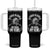 Native American Idian Chief Tumbler With Handle Sioux Blood Runs Through My Veins TS14 One Size: 40 oz Black Print Your Wear