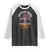 Native American Flag Raglan Shirt American Grown With Cherokee Roots TS14 Black White Print Your Wear
