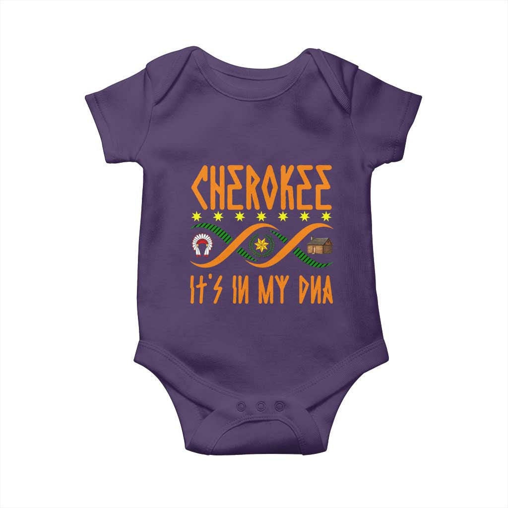 Cherokee Native American DNA Pride Baby Onesie It Is In My DNA TS14 Purple Print Your Wear