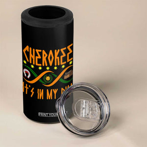Cherokee Native American DNA Pride 4 in 1 Can Cooler Tumbler It Is In My DNA TS14 Print Your Wear