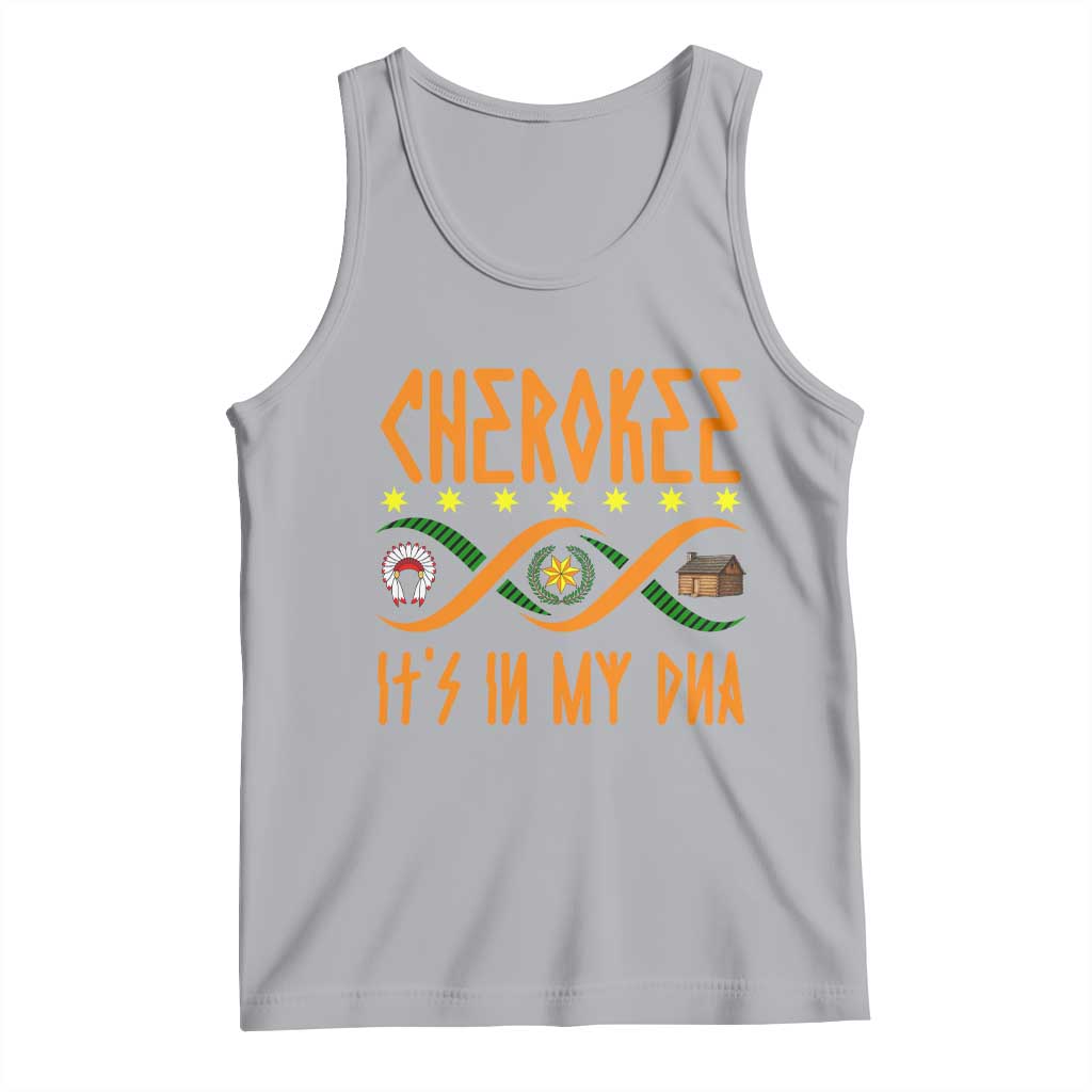 Cherokee Native American DNA Pride Tank Top It Is In My DNA TS14 Athletic Heather Print Your Wear