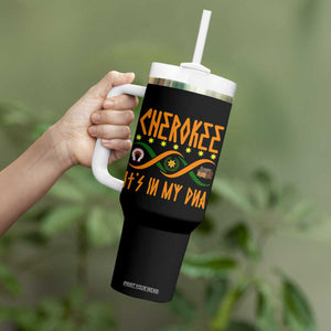 Cherokee Native American DNA Pride Tumbler With Handle It Is In My DNA TS14 Print Your Wear