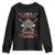 Native American Cherokee Youth Sweatshirt I Am A Cherokee A Fire In My Soul And A Mouth I Can't Control TS14 Black Print Your Wear