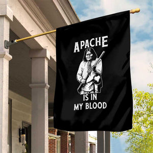 Native American Garden Flag Apache Is In My Blood TS14 Print Your Wear