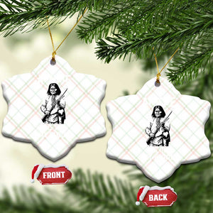 Native American Ceramic Ornament Apache Is In My Blood TS14 Print Your Wear