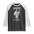 Native American Raglan Shirt Apache Is In My Blood TS14 Black White Print Your Wear