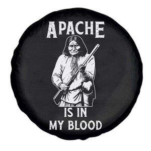 Native American Spare Tire Cover Apache Is In My Blood TS14 Print Your Wear