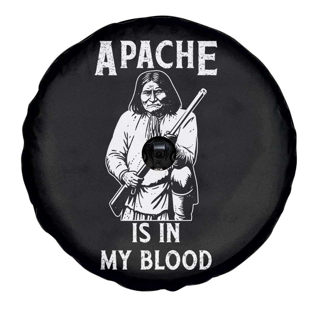 Native American Spare Tire Cover Apache Is In My Blood TS14 Print Your Wear