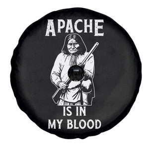 Native American Spare Tire Cover Apache Is In My Blood TS14 Print Your Wear