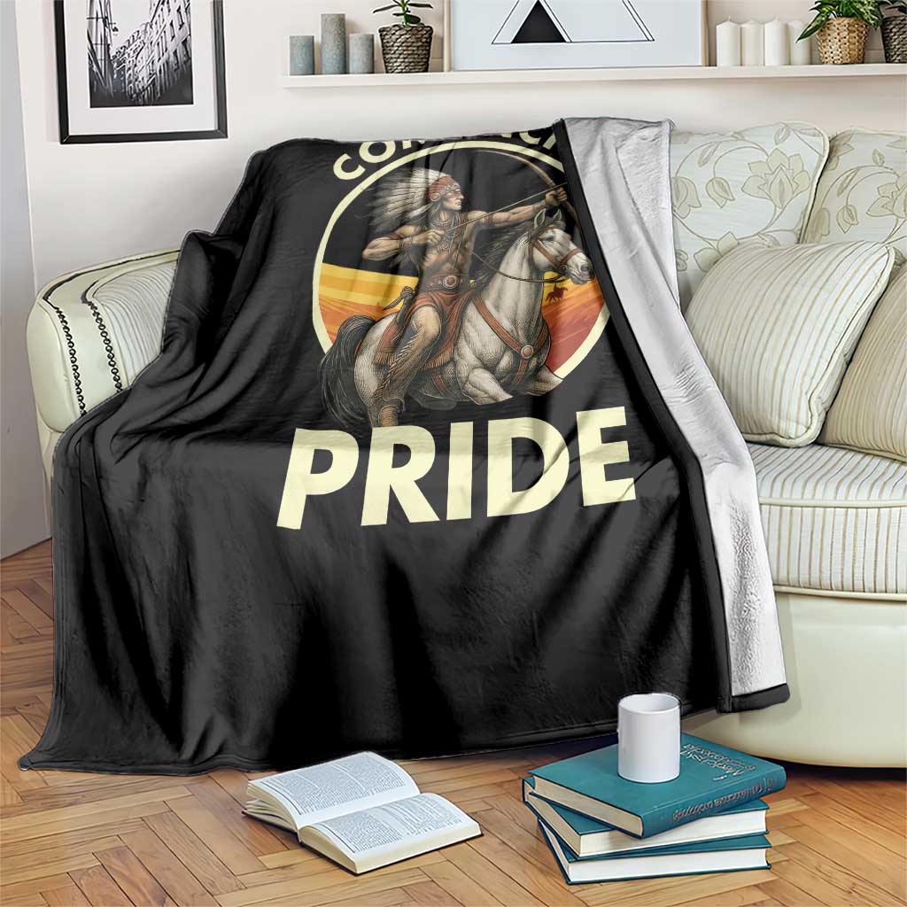 Native American Comanche Pride Indigenous People Day Throw Blanket TS14 Print Your Wear