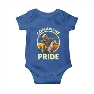 Native American Comanche Pride Indigenous People Day Baby Onesie TS14 Royal Blue Print Your Wear