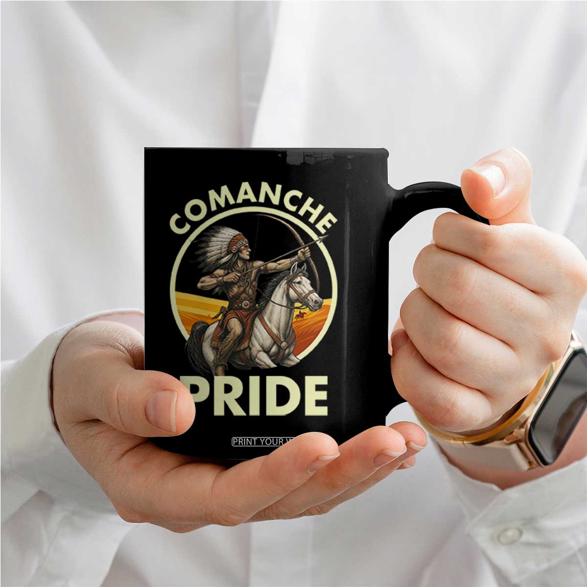 Native American Comanche Pride Indigenous People Day Coffee Mug TS14 Print Your Wear