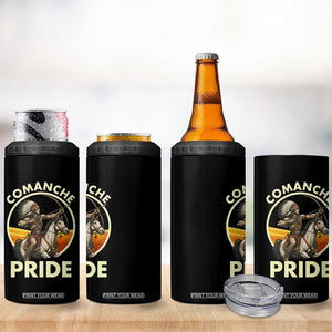 Native American Comanche Pride Indigenous People Day 4 in 1 Can Cooler Tumbler TS14 Print Your Wear