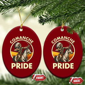 Native American Comanche Pride Indigenous People Day Ceramic Ornament TS14 Print Your Wear