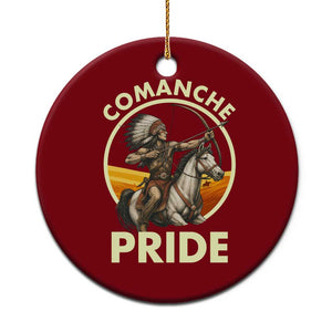 Native American Comanche Pride Indigenous People Day Ceramic Ornament TS14 1pc Red Print Your Wear