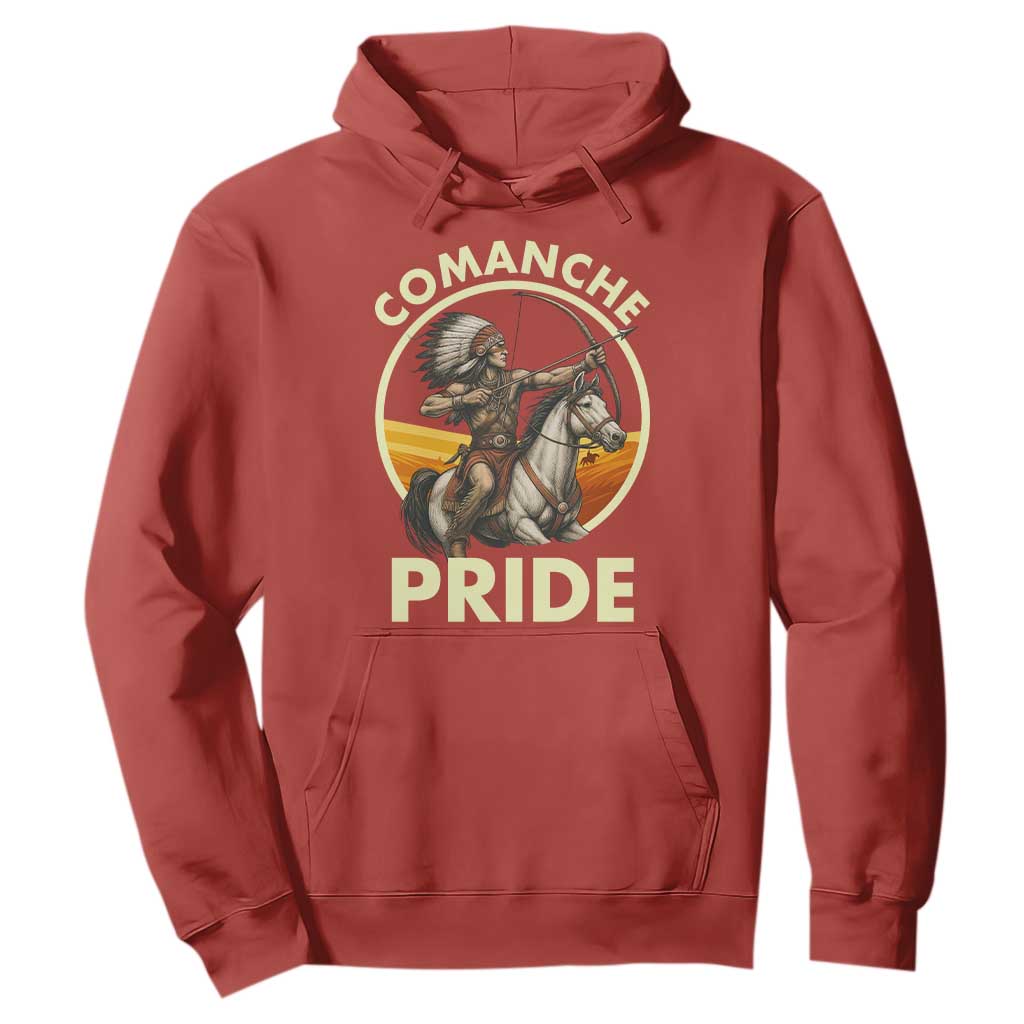Native American Comanche Pride Indigenous People Day Hoodie TS14 Red Print Your Wear