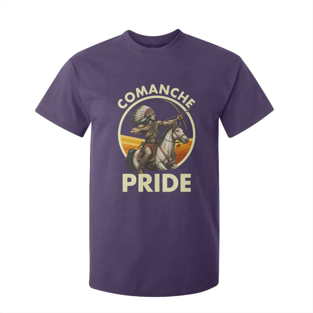 Native American Comanche Pride Indigenous People Day T Shirt For Kid TS14 Purple Print Your Wear