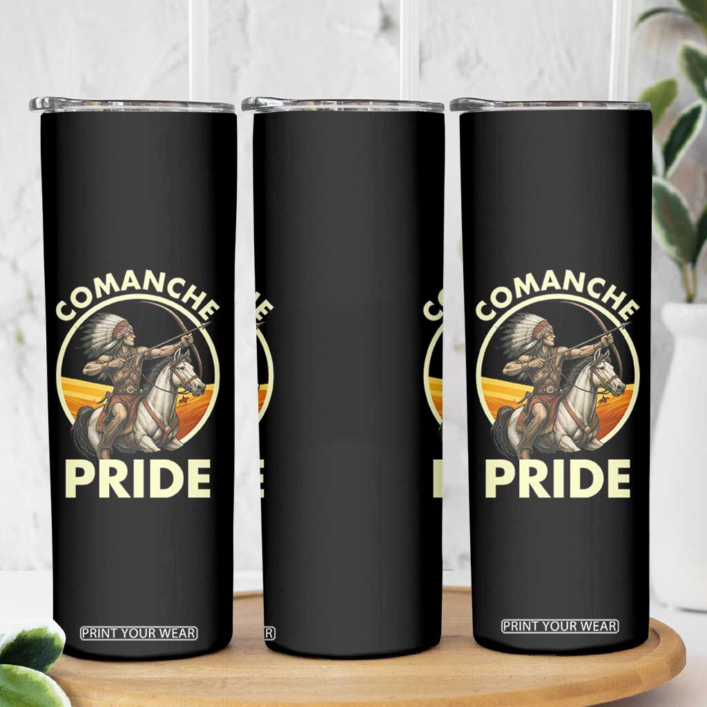 Native American Comanche Pride Indigenous People Day Skinny Tumbler TS14 Print Your Wear