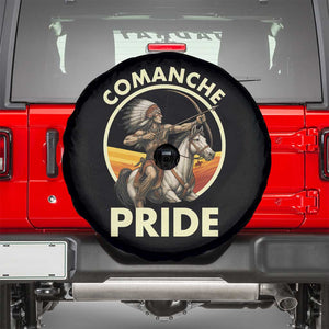 Native American Comanche Pride Indigenous People Day Spare Tire Cover TS14 Black Print Your Wear