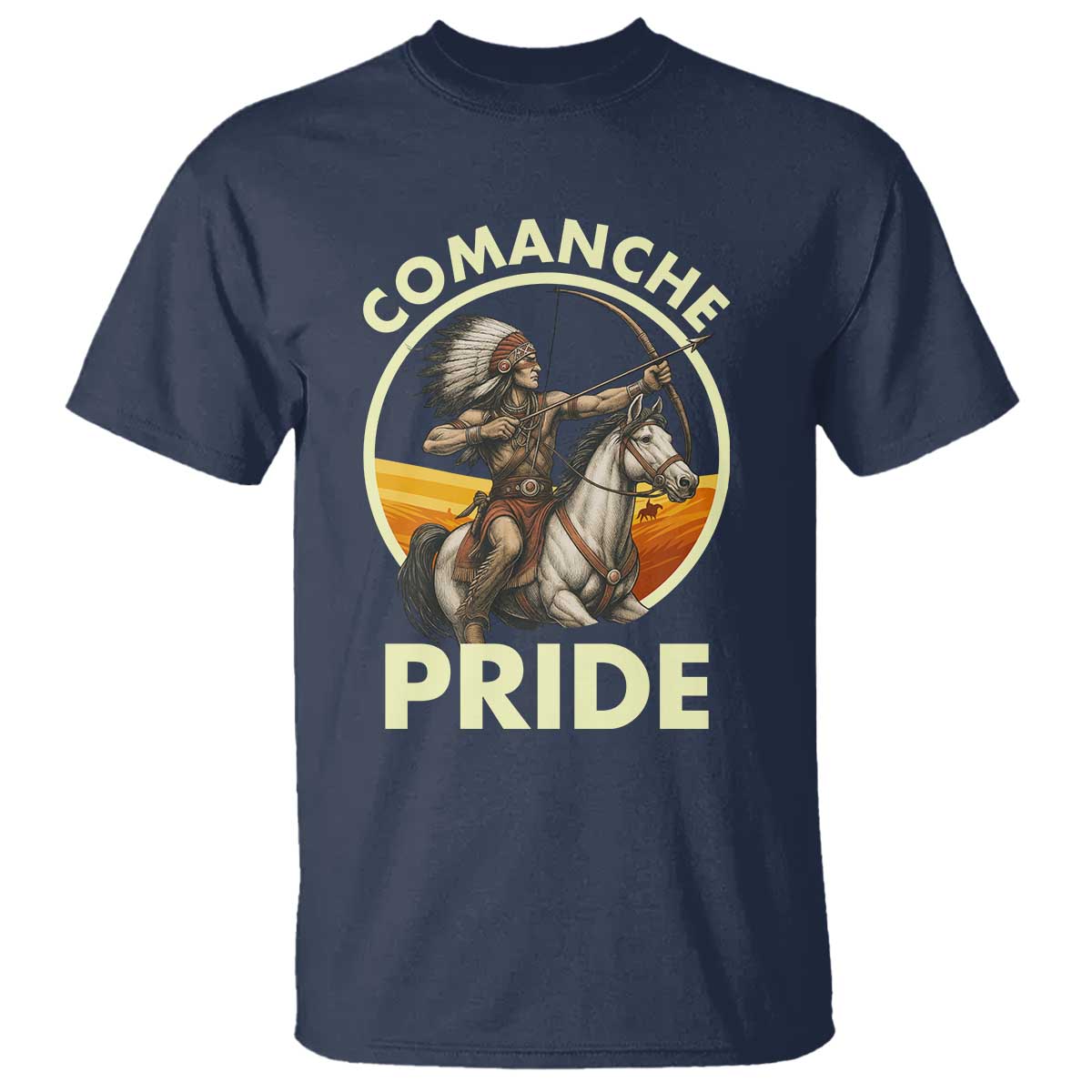 Native American Comanche Pride Indigenous People Day T Shirt TS14 Navy Print Your Wear