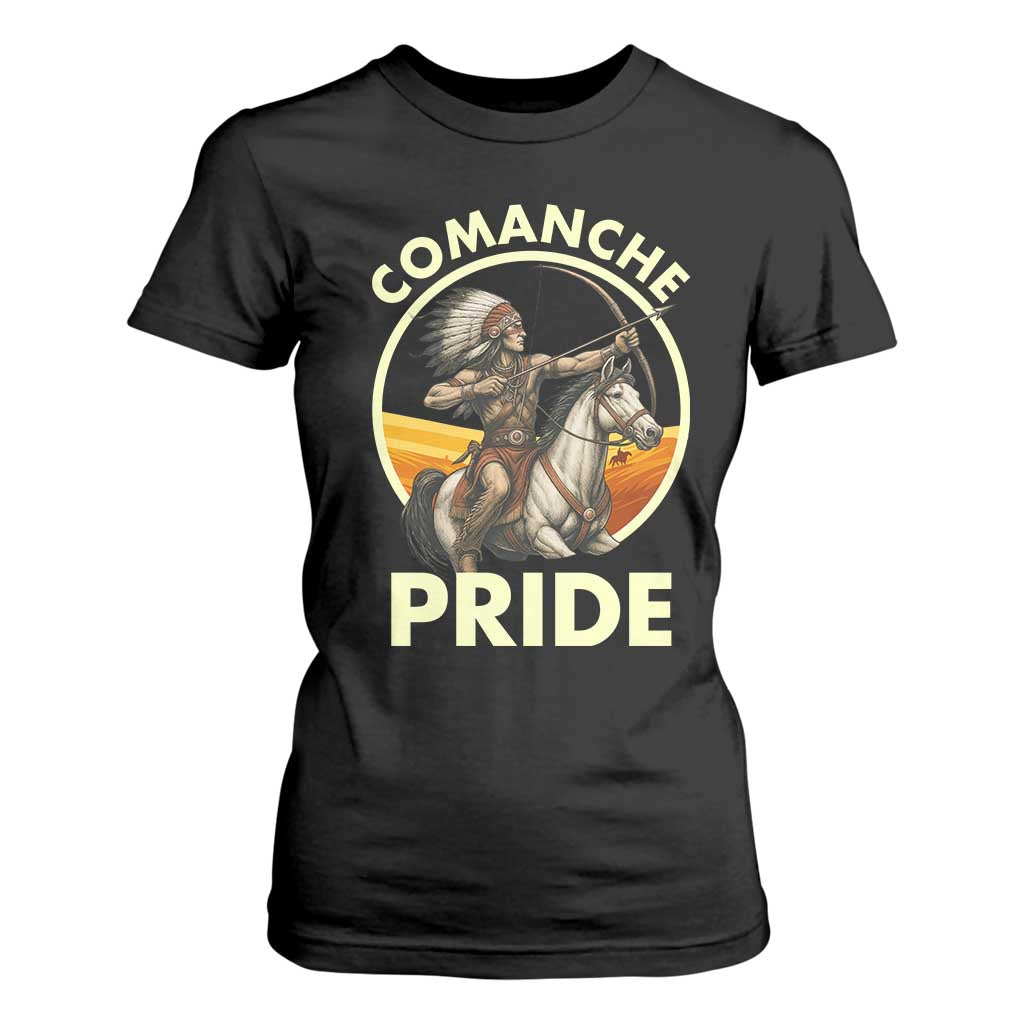 Native American Comanche Pride Indigenous People Day T Shirt For Women TS14 Black Print Your Wear