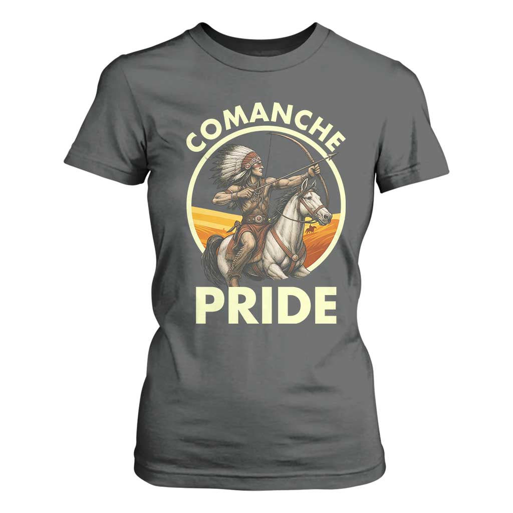 Native American Comanche Pride Indigenous People Day T Shirt For Women TS14 Dark Heather Print Your Wear